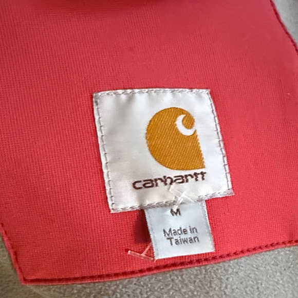 CARHARTT Women's Crowley Soft Shell Jacket Red/Pink Grey Trim - Picture 7 of 8